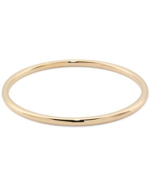 TJ Maxx 14Kt Polished Bangle Bracelet - White