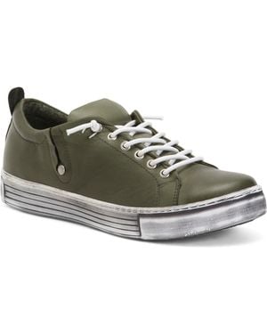 TJ Maxx Leather Tampa Sneakers For - Green