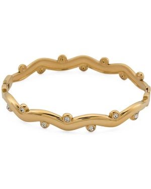 TJ Maxx And Crystal Naomi Cuff Bracelet - Metallic