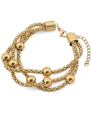 TJ Maxx Renee Stationed Bead Necklace - Metallic