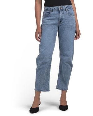 TJ Maxx Denim Barrel With Darts Jeans For Spandex/Cotton/Polyester - Blue