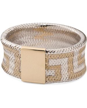 TJ Maxx 14Kt And Greek Key Ring - Natural