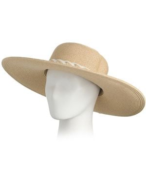 TJ Maxx Paper Straw Braided Floppy Hat For - Natural