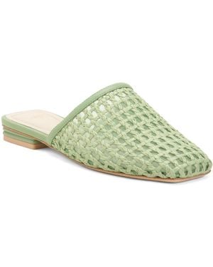 TJ Maxx Tomika Woven Mules For Leather - Green