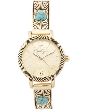 TJ Maxx Round Bracelet Watch - Metallic