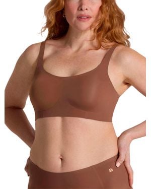 TJ Maxx Structured Scoop Bra For Nylon/Spandex - Brown