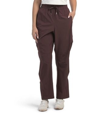 TJ Maxx Woven Hike Pants, Spandex/Polyester - Brown