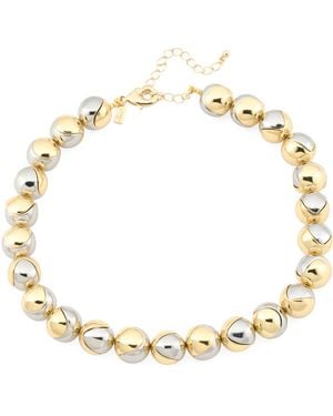 TJ Maxx Beaded Necklace - Metallic