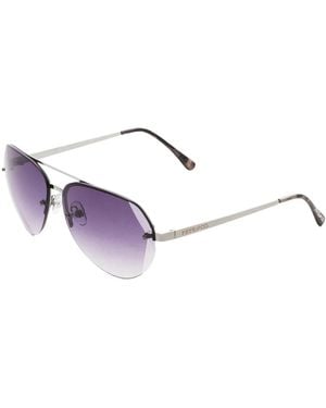 TJ Maxx 40Mm Aviator Sunglasses Thin Frame With Gradient Lenses For - Metallic