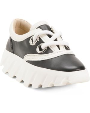 TJ Maxx Leather Tura Lit Sneakers For - White