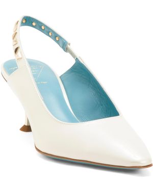 TJ Maxx Patent Leather Diego Heels For Leather - Blue