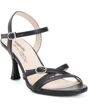 TJ Maxx Leather Heeled Sandals For - Metallic