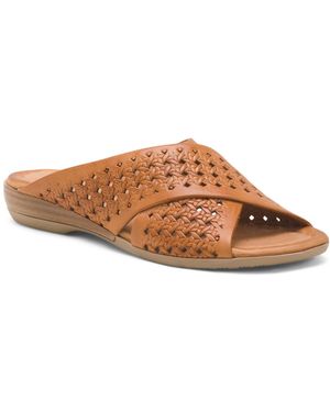 TJ Maxx Leather Jaylene Sandals For Leather - Brown