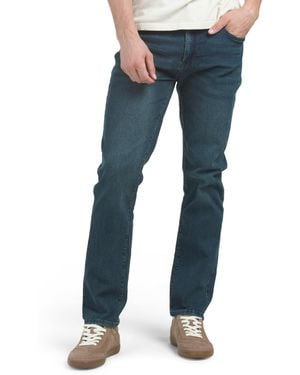TJ Maxx Classic Straight Leg Jeans For Spandex/Cotton/Polyester - Blue