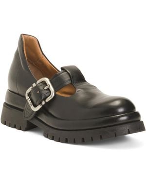 TJ Maxx Leather Dax Maryjane Flats For - Brown