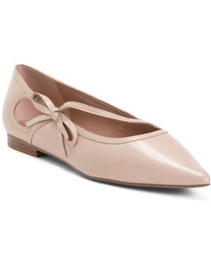 TJ Maxx Patent Leather Nuri Pointy Toe Ballet Flats For - Pink