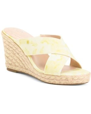 TJ Maxx Kammie Wedge Sandals For - Natural