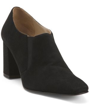 TJ Maxx Suede Fanello Heeled Boots For - Black