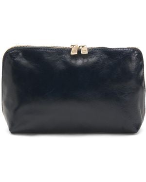TJ Maxx Leather Big Dome Pochette, Leather - Blue