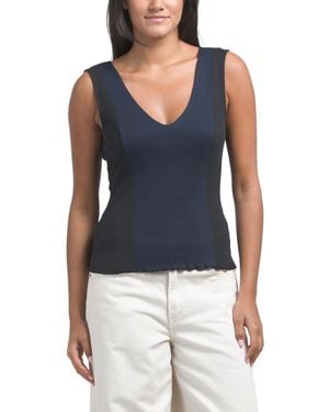 TJ Maxx Reese Tank For Pima Cotton - Blue