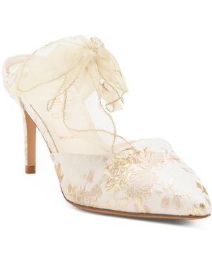 TJ Maxx Elvie Heels For Leather - Natural