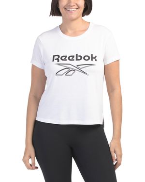 TJ Maxx Off Register Lock Up Glow T-Shirt, Spandex/Polyester/Rayon - White