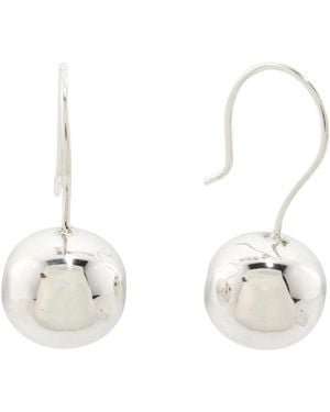 TJ Maxx Sterling Ball Earrings - White