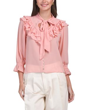 TJ Maxx Davina Top For Polyester - Pink