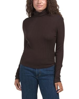 TJ Maxx Tara Turtleneck Top For Viscose - Black