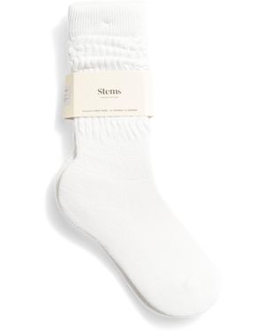 TJ Maxx Slouch Socks For Cotton - White