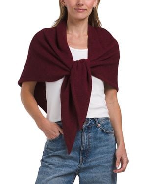 TJ Maxx Triangular Maxi Scarf For Nylon/Acrylic/Merino Wool - Purple