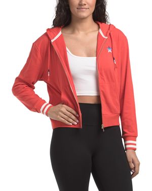 TJ Maxx Cotton Blend American Honey Hoodie, Cotton/Polyester/Rayon - Red