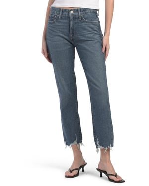 TJ Maxx High Rise Zoe Straight Jeans For Cotton - Blue