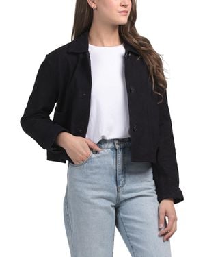 TJ Maxx Suede Brammy Jacket For Polyester/Suede - Black