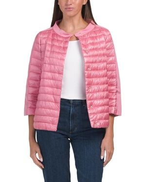TJ Maxx Puffer Coat, Cotton/Polyester - Red
