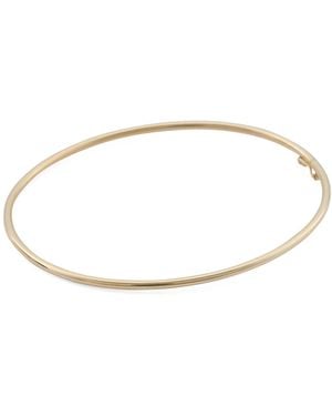 TJ Maxx 14Kt Polished Bangle Bracelet - White