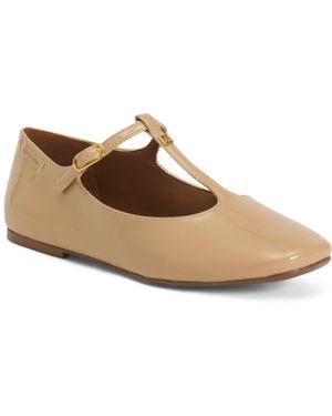TJ Maxx Marylee T-Strap Mary Jane Flats For - Brown