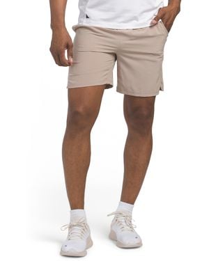 TJ Maxx Woven Battle Shorts For Spandex/Polyester - Natural