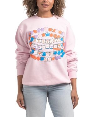 TJ Maxx Ladies Besties Sweatshirt For Cotton/Polyester - Red
