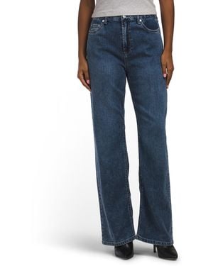 TJ Maxx Cloud Luxe Wide Leg Jeans For Cotton/Polyester - Blue