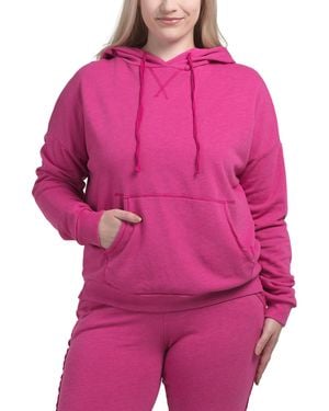 TJ Maxx Zion Hi-Lo Hoodie For Spandex/Cotton/Polyester - Pink