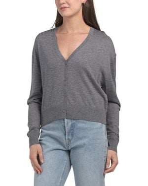 TJ Maxx Silk Blend Lalie Sweater, Wool - Gray