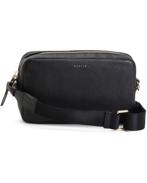 TJ Maxx Leather Tavistock Mini Zip Around Crossbody - Black