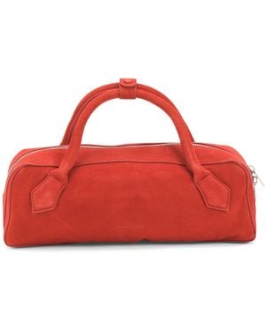 TJ Maxx Suede Deliliah Satchel - Red