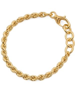 TJ Maxx 14Kt Rope Chain Bracelet For - Metallic