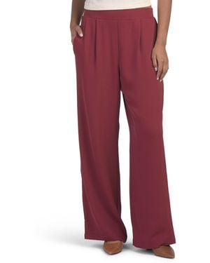 TJ Maxx Clean Front Pants For Spandex/Polyester - Red
