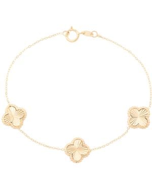 TJ Maxx 14Kt Clover Bracelet For - Natural