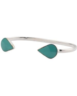 TJ Maxx Sterling Plated Open Cuff Bracelet - Blue