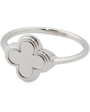 TJ Maxx Sterling Clover Ring - White