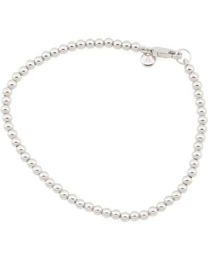 TJ Maxx Sterling 3Mm Beaded Ball Bracelet - White